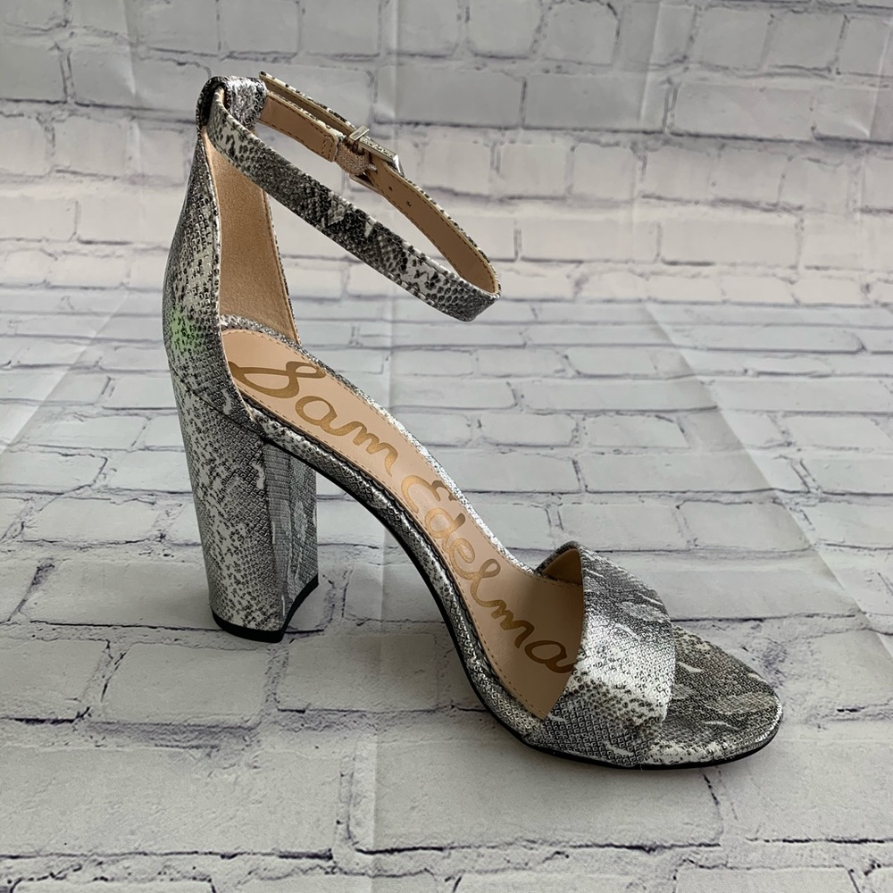 SAM EDELMAN yaro block heel sandal 🆕 - Picture 5 of 8